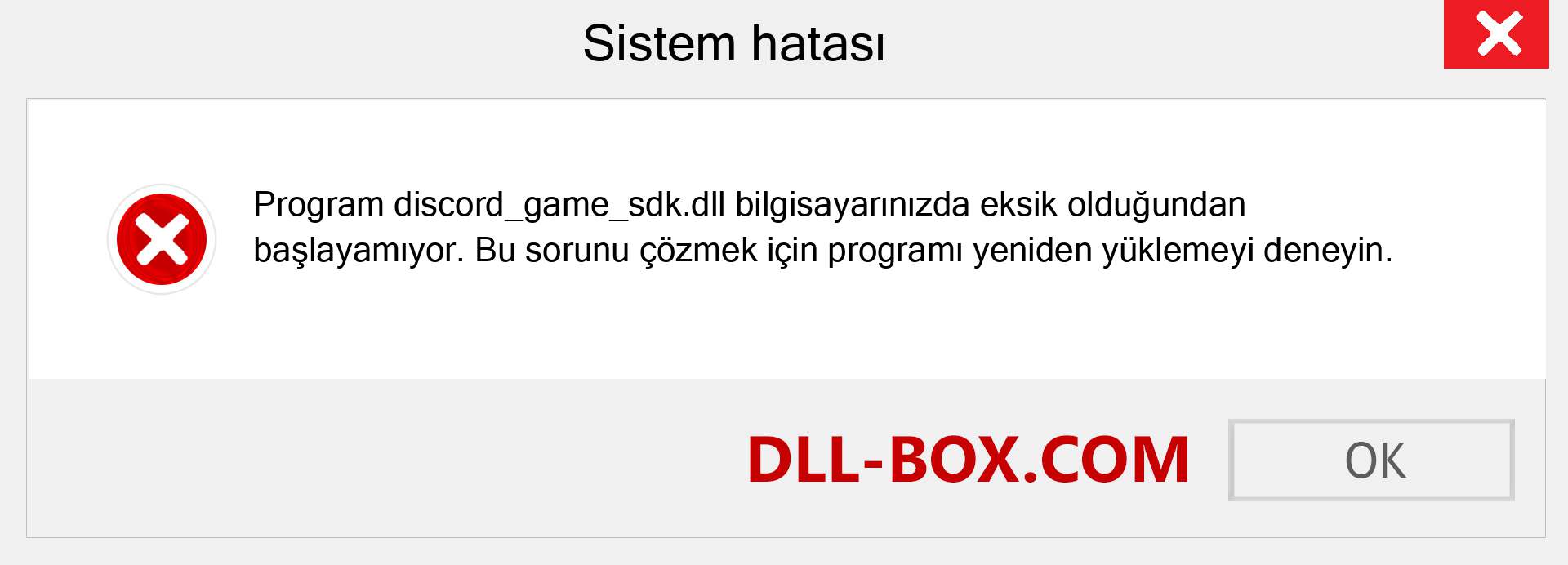 discord_game_sdk.dll dosyası eksik mi? Windows 7, 8, 10 için İndirin - Windows'ta discord_game_sdk dll Eksik Hatasını Düzeltin, fotoğraflar, resimler